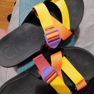 Chaco Yellow & Multicolored Sandals